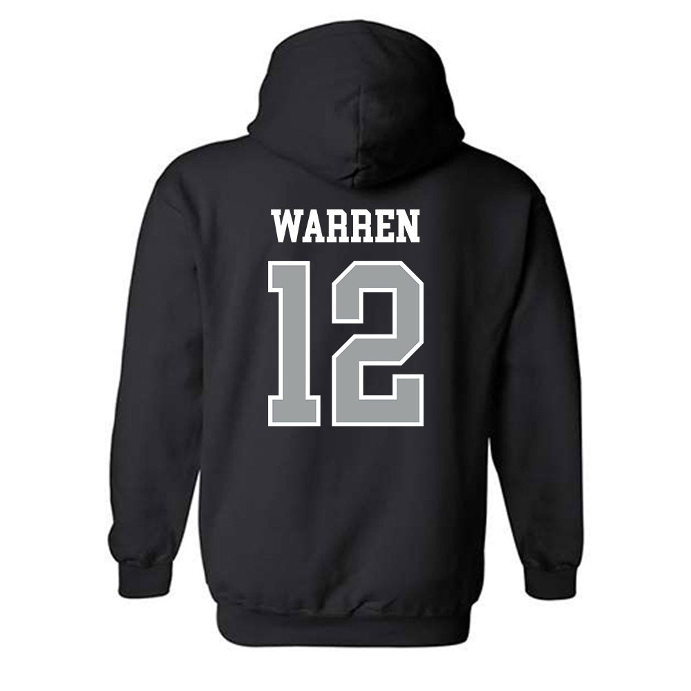 Northern Illinois - NCAA Football : Aaron Warren - Classic Shersey Hooded Sweatshirt-1