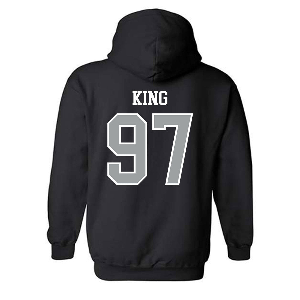 Northern Illinois - NCAA Football : JT KING - Classic Shersey Hooded Sweatshirt-1