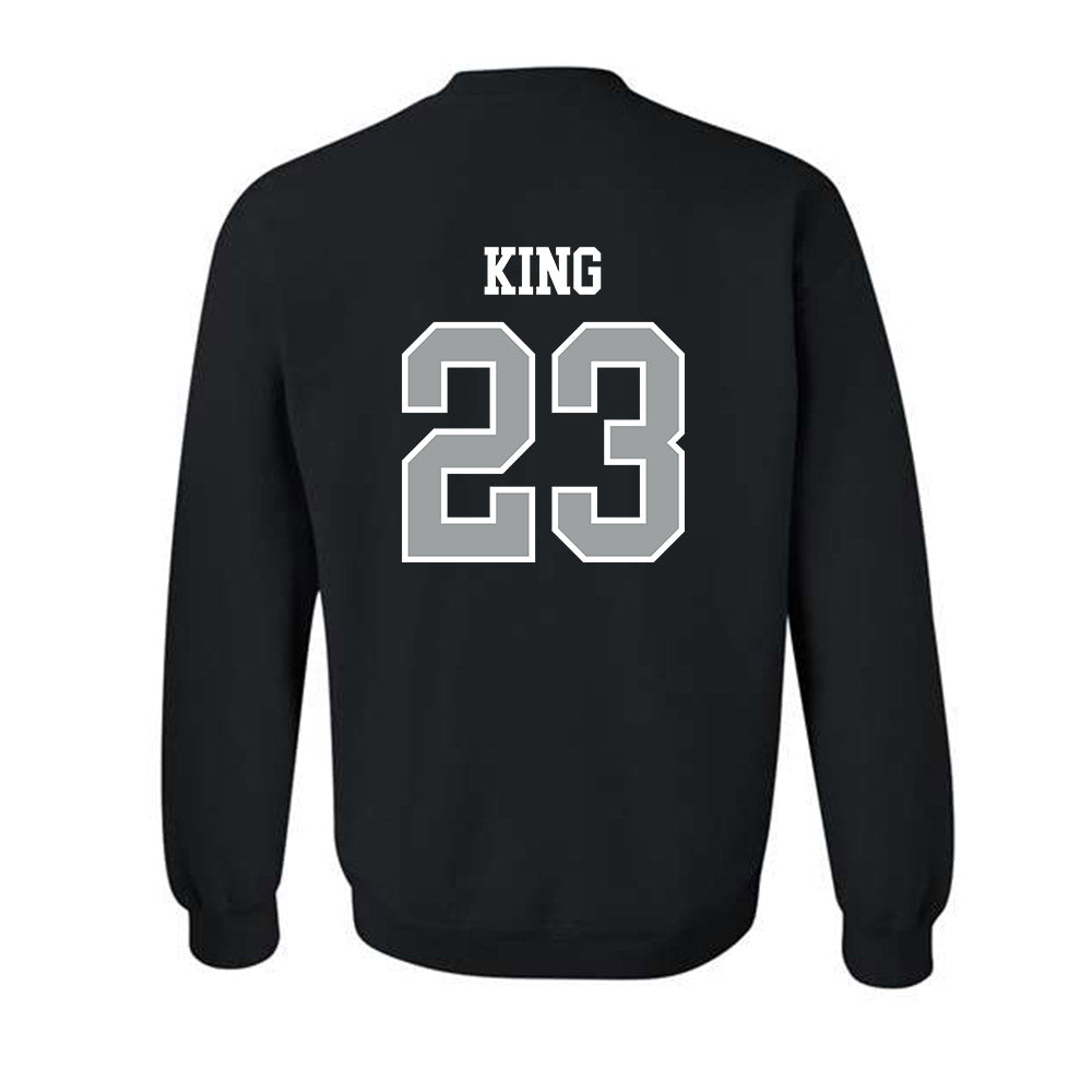 Northern Illinois - NCAA Football : Deacon King - Classic Shersey Crewneck Sweatshirt-1