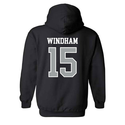 Northern Illinois - NCAA Football : Broderick Windham - Classic Shersey Hooded Sweatshirt-1