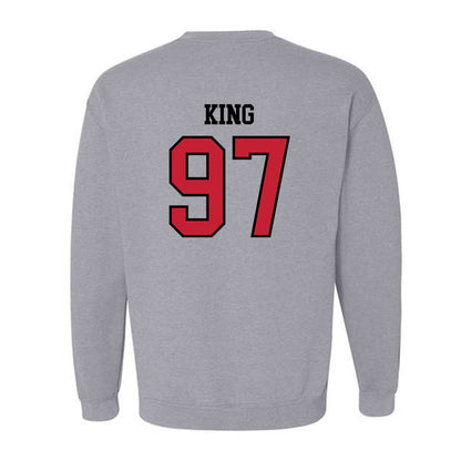 Northern Illinois - NCAA Football : JT KING - Classic Shersey Crewneck Sweatshirt-1