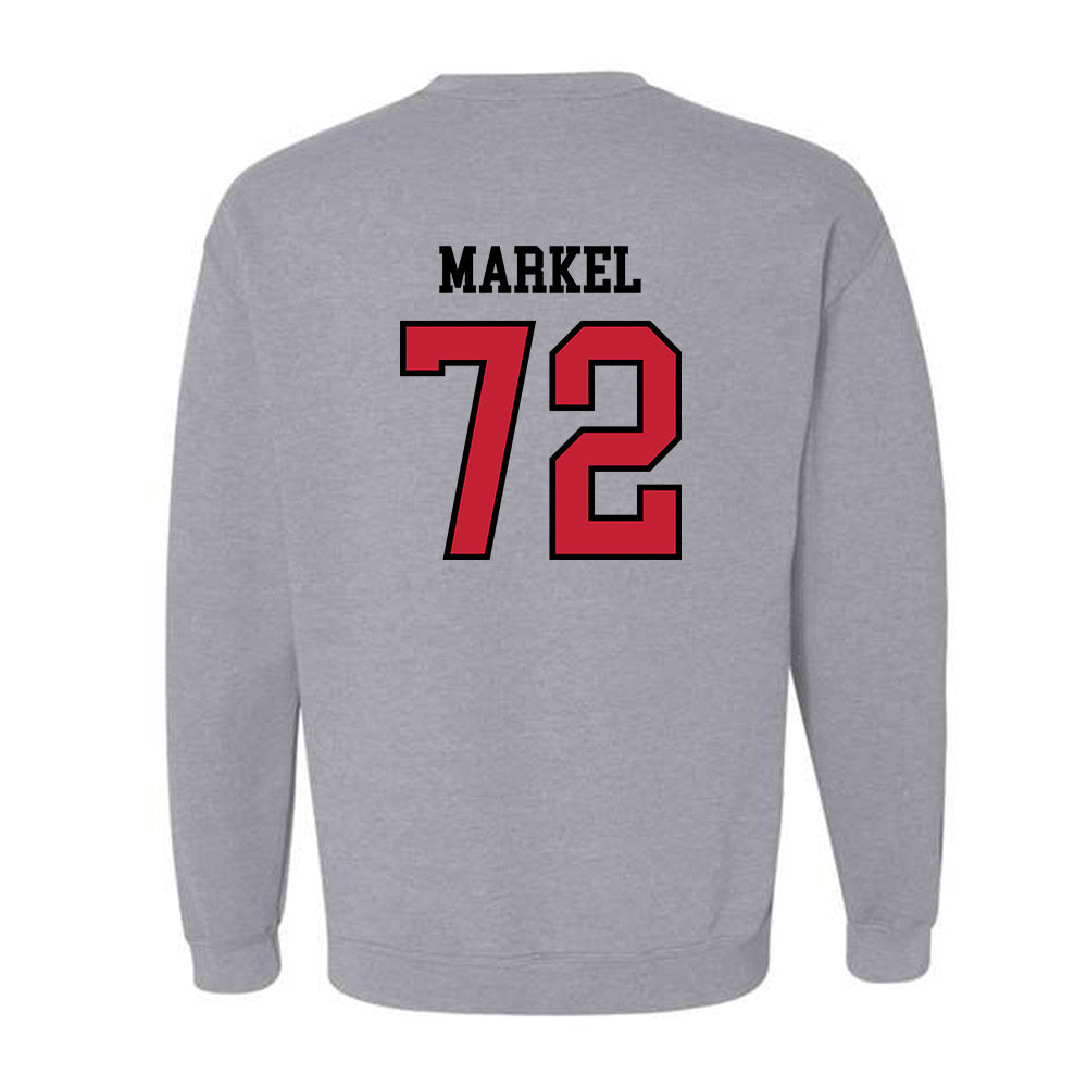 Northern Illinois - NCAA Football : Mason Markel - Classic Shersey Crewneck Sweatshirt-1