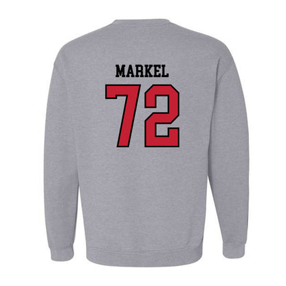 Northern Illinois - NCAA Football : Mason Markel - Classic Shersey Crewneck Sweatshirt-1