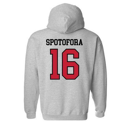 Northern Illinois - NCAA Baseball : Vincent Spotofora - Classic Shersey Hooded Sweatshirt-1