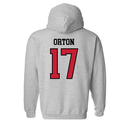 Northern Illinois - NCAA Baseball : Mason Orton - Classic Shersey Hooded Sweatshirt-1