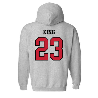 Northern Illinois - NCAA Football : Deacon King - Classic Shersey Hooded Sweatshirt-1