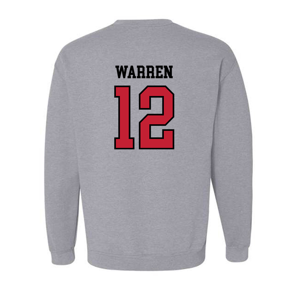 Northern Illinois - NCAA Football : Aaron Warren - Classic Shersey Crewneck Sweatshirt-1