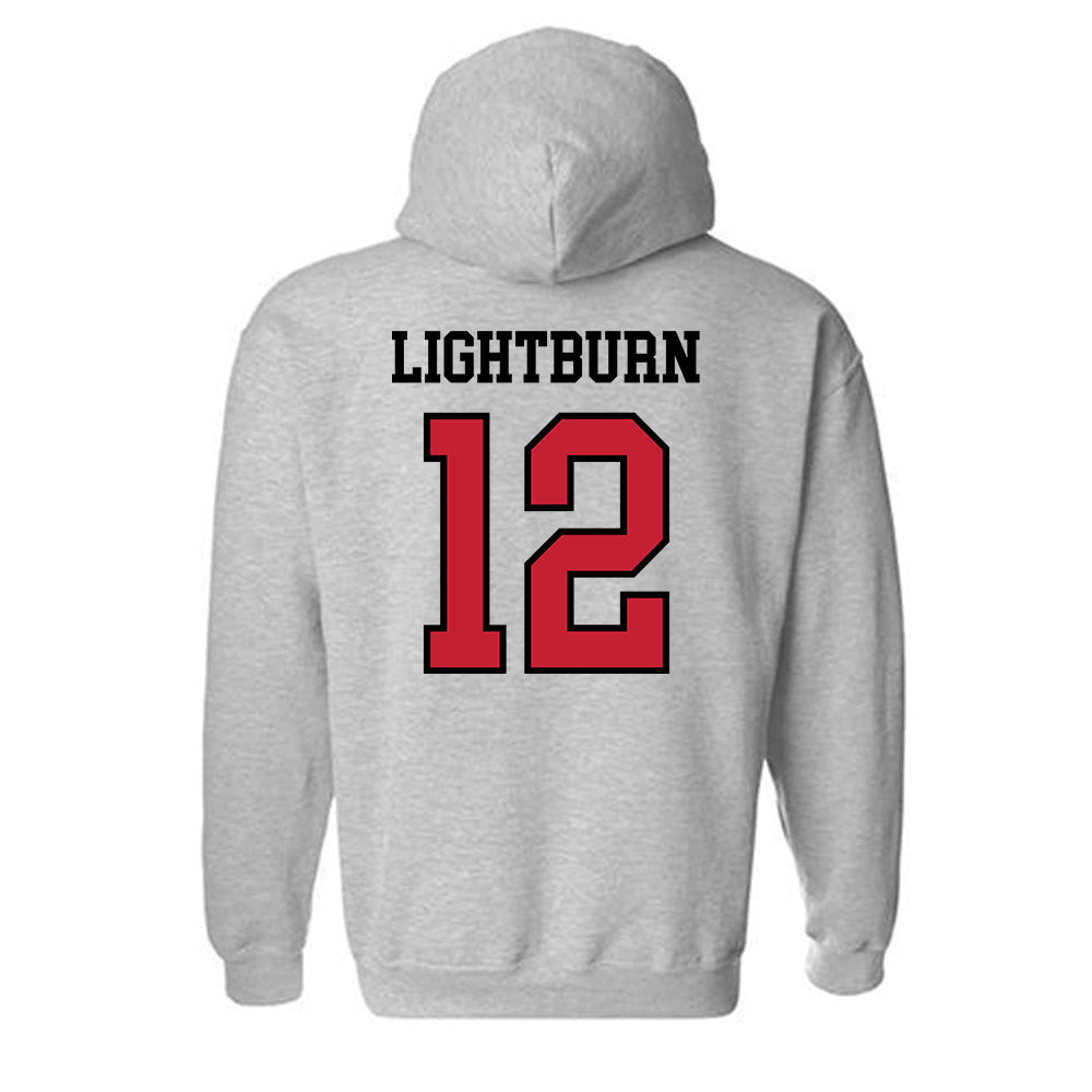 Northern Illinois - NCAA Women's Volleyball : Aiden Lightburn - Classic Shersey Hooded Sweatshirt-1