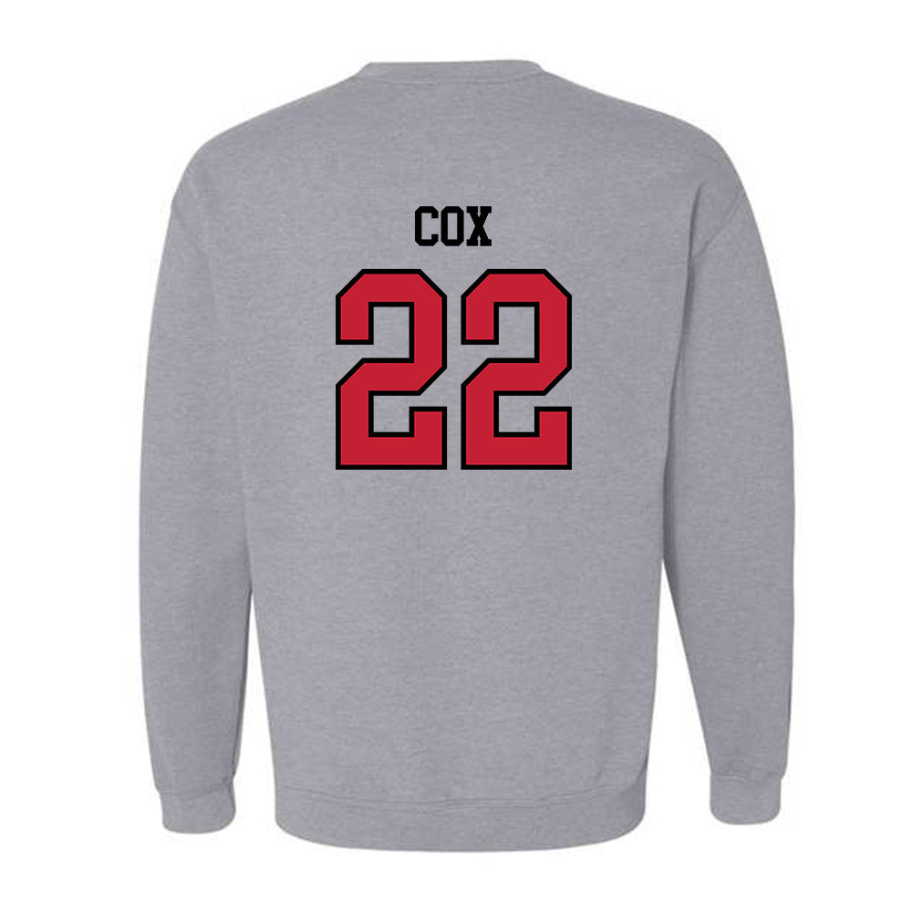 Northern Illinois - NCAA Baseball : Carter Cox - Classic Shersey Crewneck Sweatshirt-1
