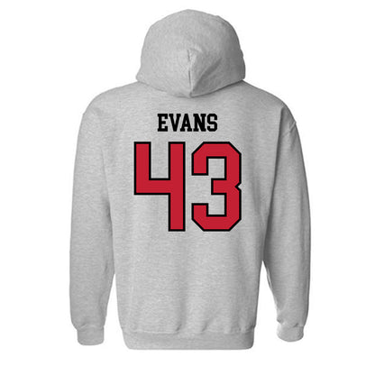 Northern Illinois - NCAA Football : Jason Evans - Classic Shersey Hooded Sweatshirt-1