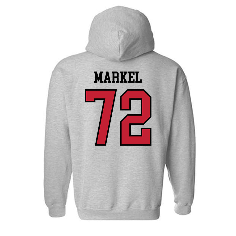 Northern Illinois - NCAA Football : Mason Markel - Classic Shersey Hooded Sweatshirt-1
