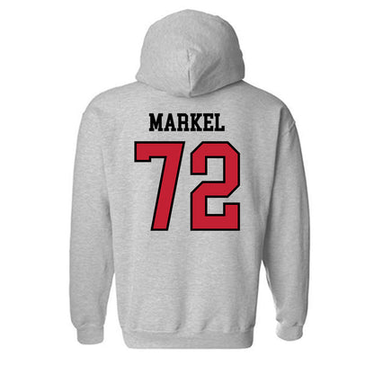 Northern Illinois - NCAA Football : Mason Markel - Classic Shersey Hooded Sweatshirt-1