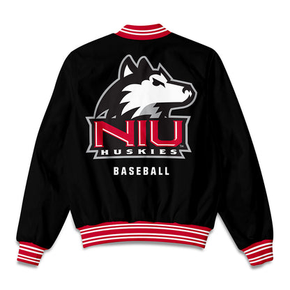 Northern Illinois - NCAA Baseball : Carter Cox - Bomber Jacket-1