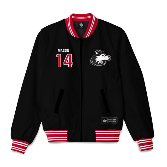 Northern Illinois - NCAA Football : Jalen Macon - Bomber Jacket-0
