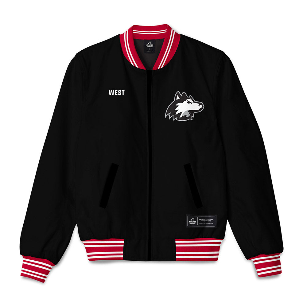 Northern Illinois - NCAA Wrestling : Blake West - Bomber Jacket-0