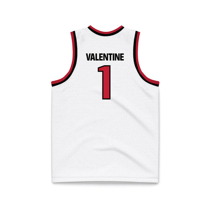 Northern Illinois - NCAA Men's Basketball : Makhai Valentine - Basketball Jersey-1