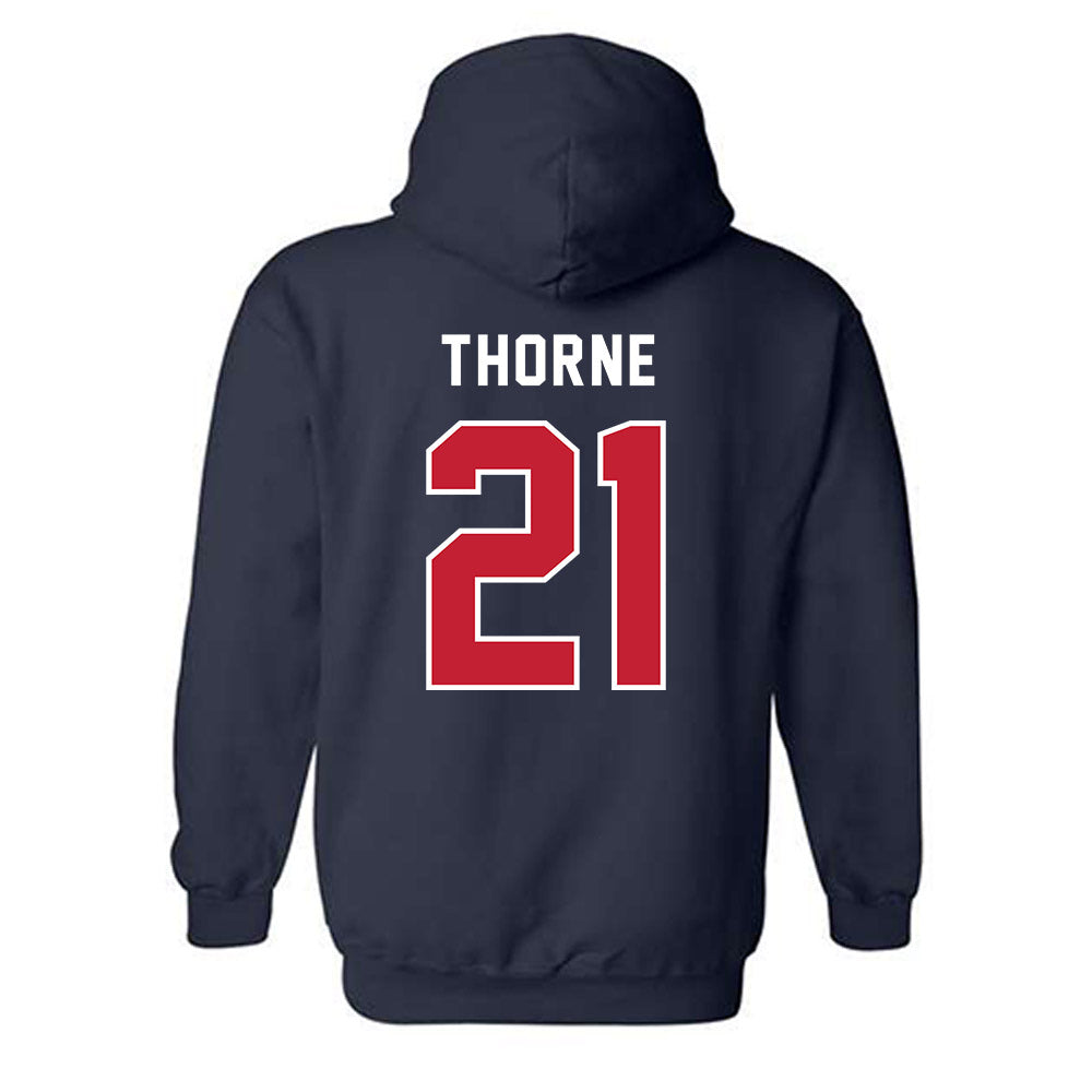 Richmond - NCAA Football : Jackson Thorne - Classic Shersey Hooded Sweatshirt-1