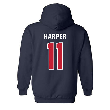 Richmond - NCAA Men's Basketball : William Harper - Classic Shersey Hooded Sweatshirt-1
