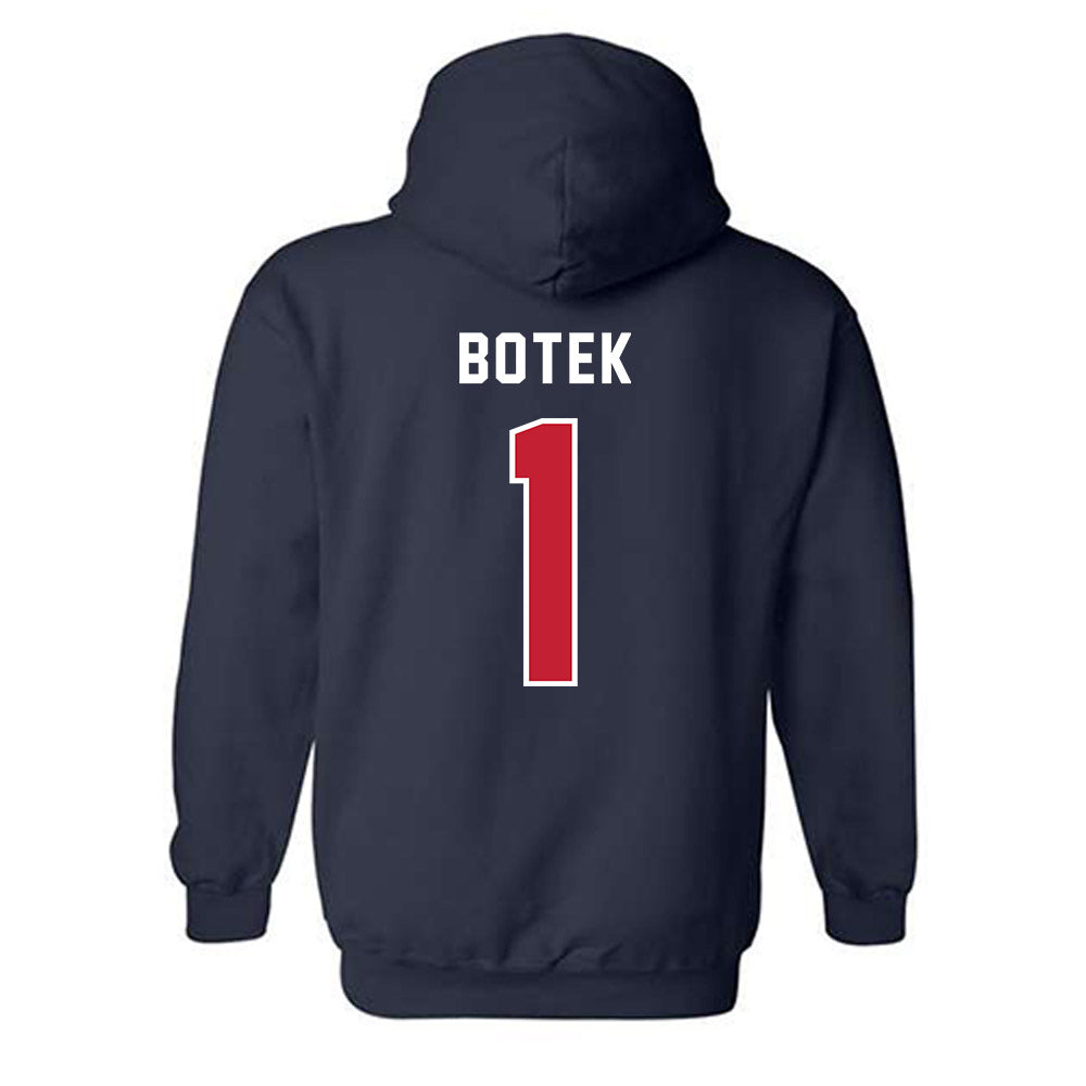 Richmond - NCAA Men's Lacrosse : Mark Botek - Classic Shersey Hooded Sweatshirt-1