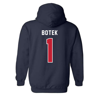 Richmond - NCAA Men's Lacrosse : Mark Botek - Classic Shersey Hooded Sweatshirt-1