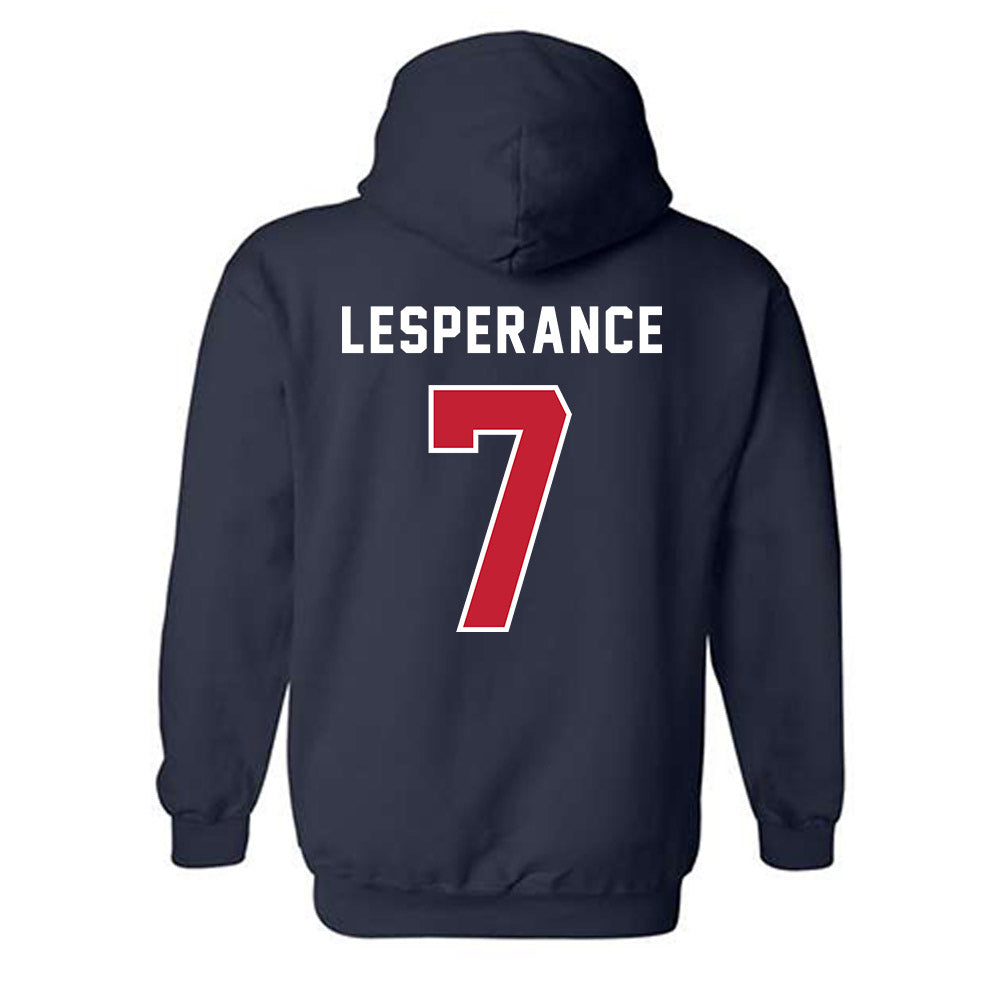 Richmond - NCAA Women's Lacrosse : Cece Lesperance - Classic Shersey Hooded Sweatshirt-1