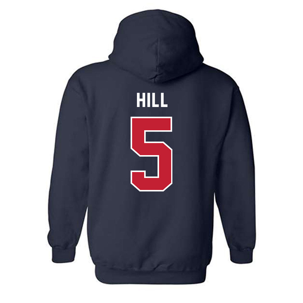Richmond - NCAA Football : Andreas Hill - Classic Shersey Hooded Sweatshirt-1