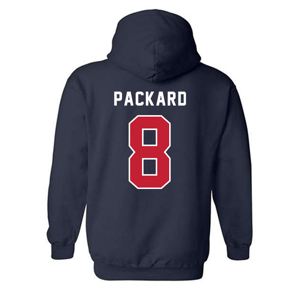 Richmond - NCAA Men's Lacrosse : Charlie Packard - Classic Shersey Hooded Sweatshirt-1