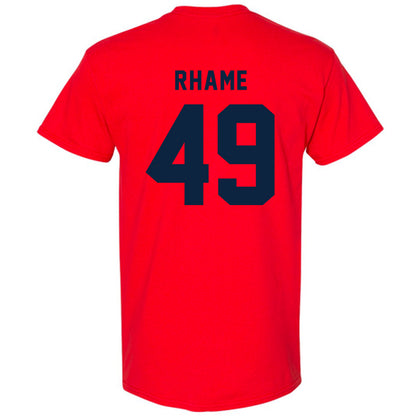 Richmond - NCAA Baseball : Cole Rhame - Classic Shersey T-Shirt-1