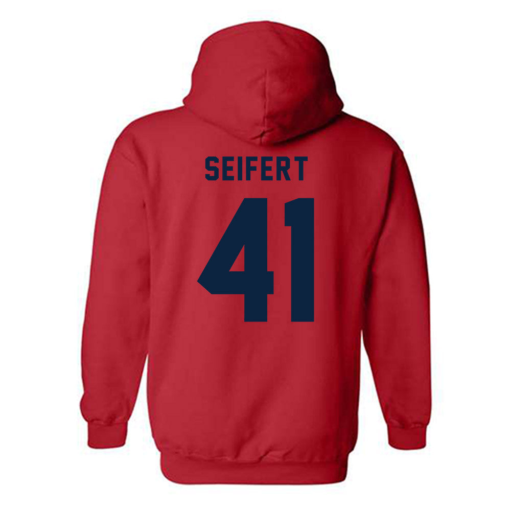 Richmond - NCAA Women's Soccer : Isabel Seifert - Classic Shersey Hooded Sweatshirt-1