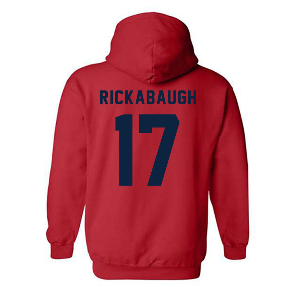 Richmond - NCAA Baseball : RJ Rickabaugh - Classic Shersey Hooded Sweatshirt-1