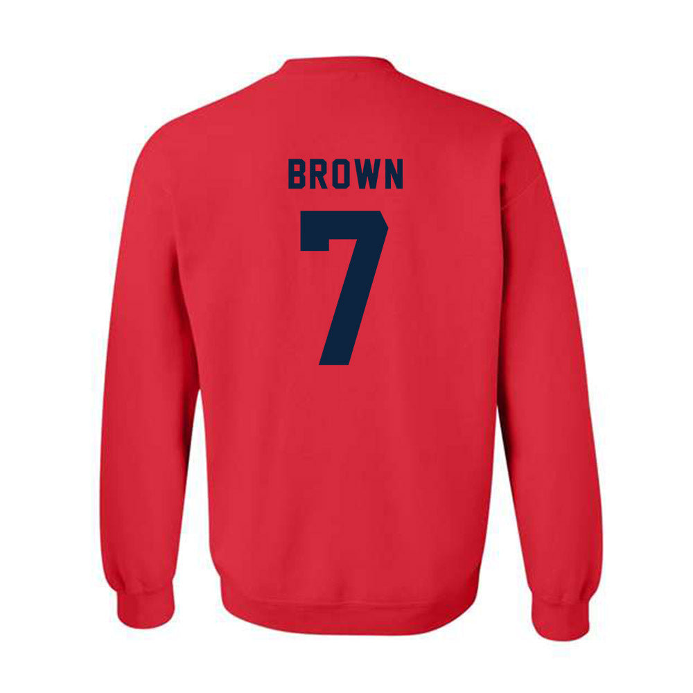 Richmond - NCAA Football : Jamaal Brown - Classic Shersey Crewneck Sweatshirt-1