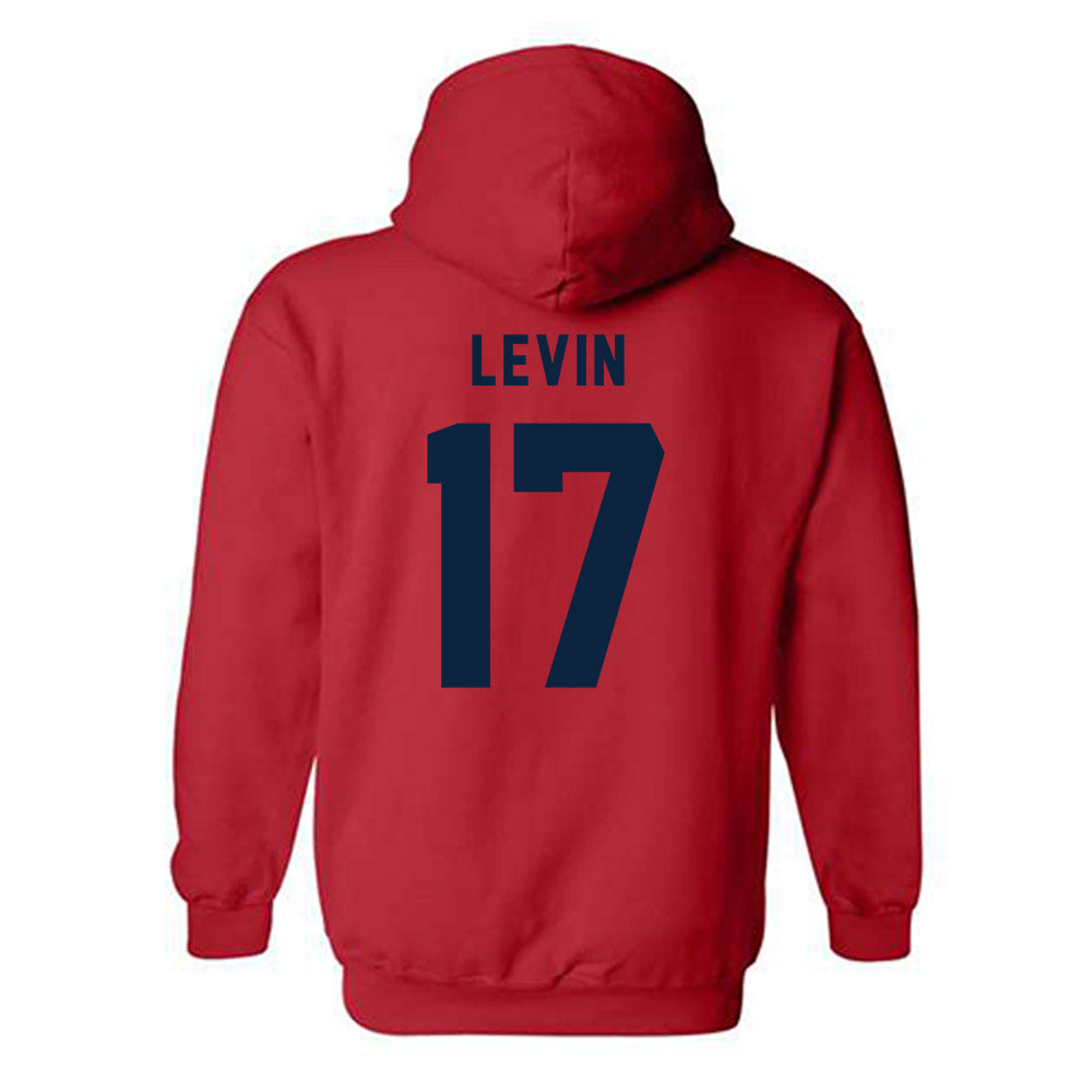 Richmond - NCAA Football : Jack Levin - Classic Shersey Hooded Sweatshirt-1