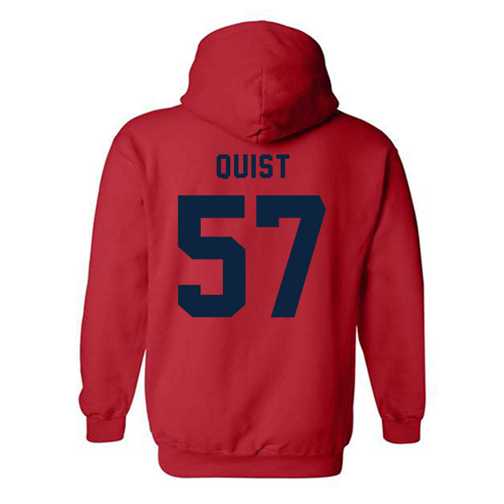 Richmond - NCAA Football : Brady Quist - Classic Shersey Hooded Sweatshirt-1