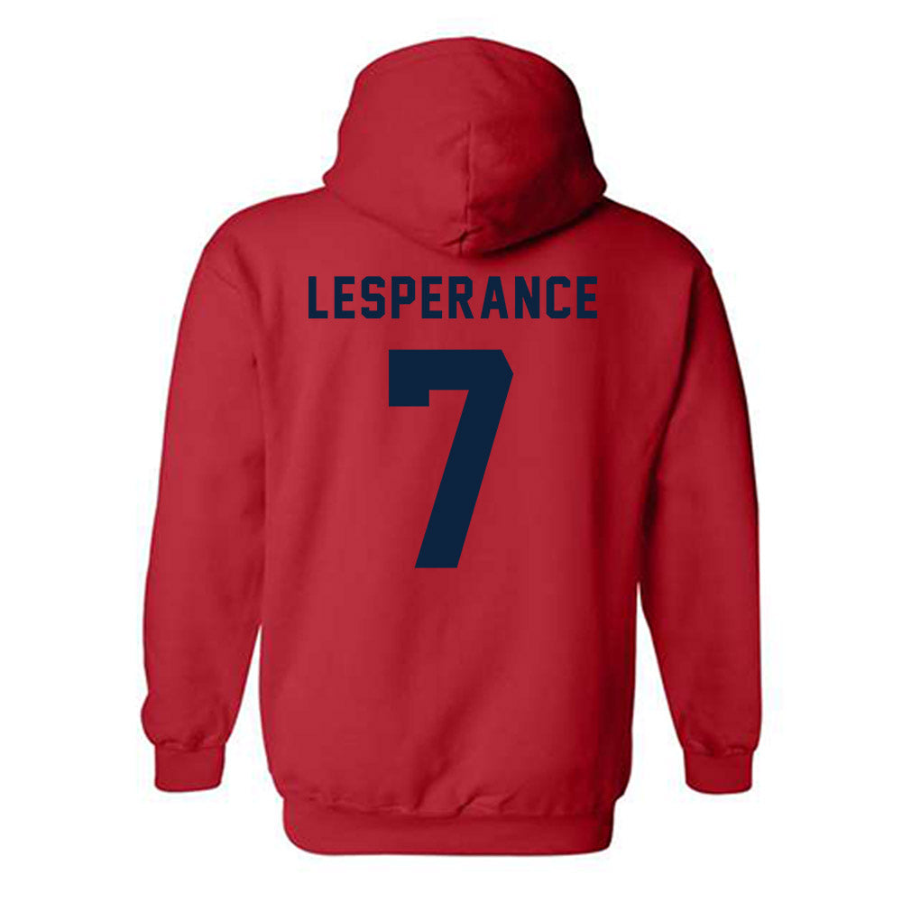 Richmond - NCAA Women's Lacrosse : Cece Lesperance - Classic Shersey Hooded Sweatshirt-1