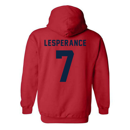 Richmond - NCAA Women's Lacrosse : Cece Lesperance - Classic Shersey Hooded Sweatshirt-1
