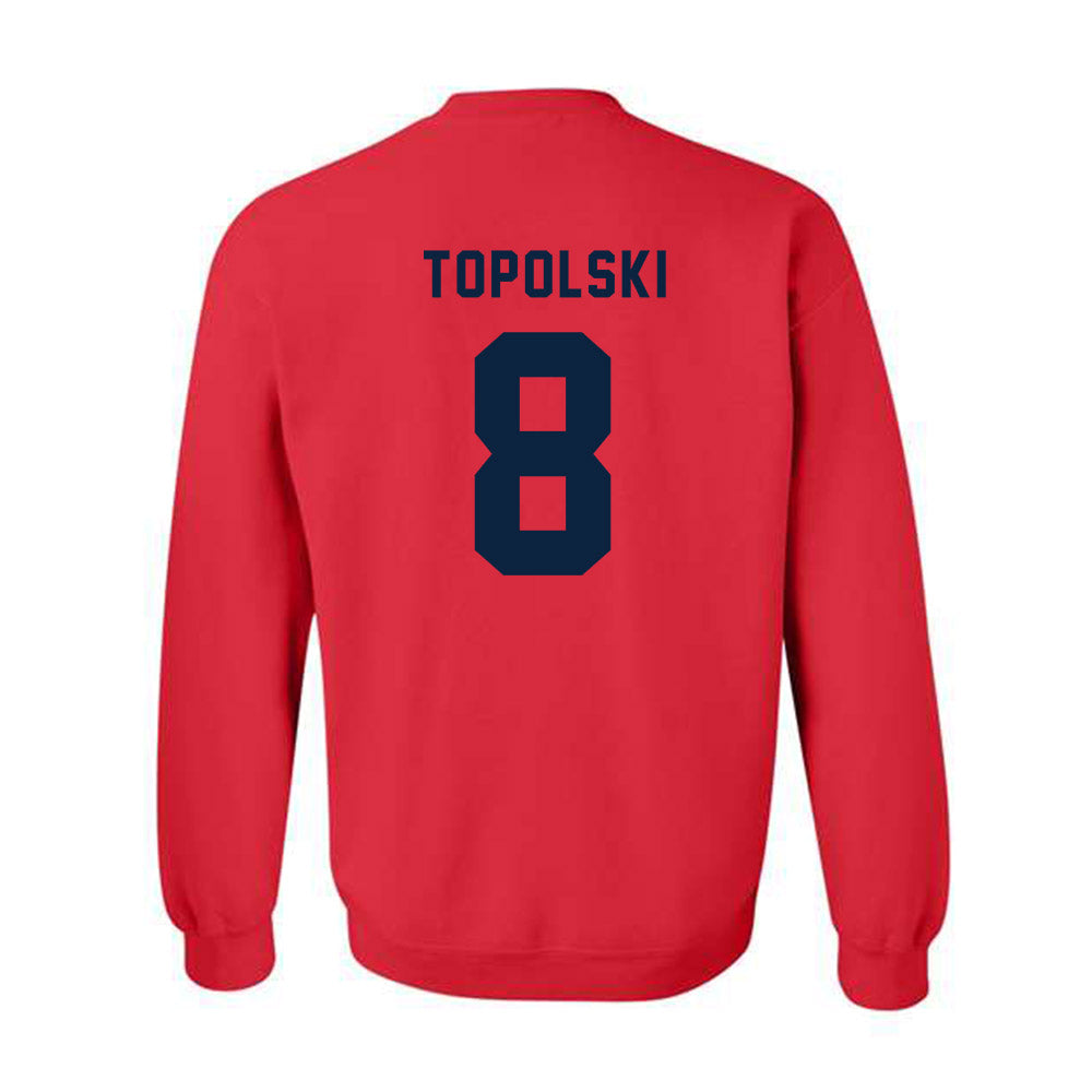 Richmond - NCAA Baseball : Chase Topolski - Classic Shersey Crewneck Sweatshirt-1