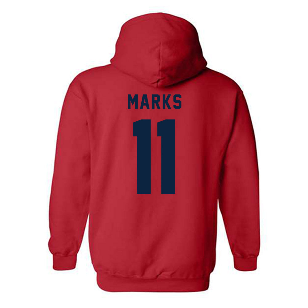 Richmond - NCAA Women's Lacrosse : Riley Marks - Classic Shersey Hooded Sweatshirt-1
