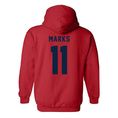 Richmond - NCAA Women's Lacrosse : Riley Marks - Classic Shersey Hooded Sweatshirt-1