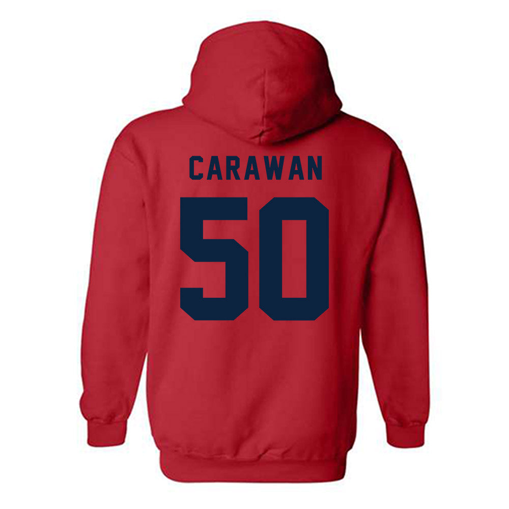 Richmond - NCAA Men's Lacrosse : Jackson Carawan - Classic Shersey Hooded Sweatshirt-1