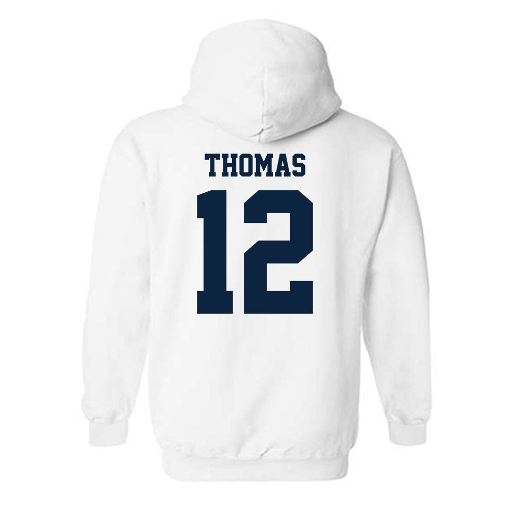 Richmond - NCAA Men's Basketball : David Thomas - Classic Shersey Hooded Sweatshirt-1