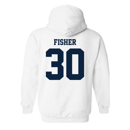 Richmond - NCAA Men's Lacrosse : John Fisher - Classic Shersey Hooded Sweatshirt-1