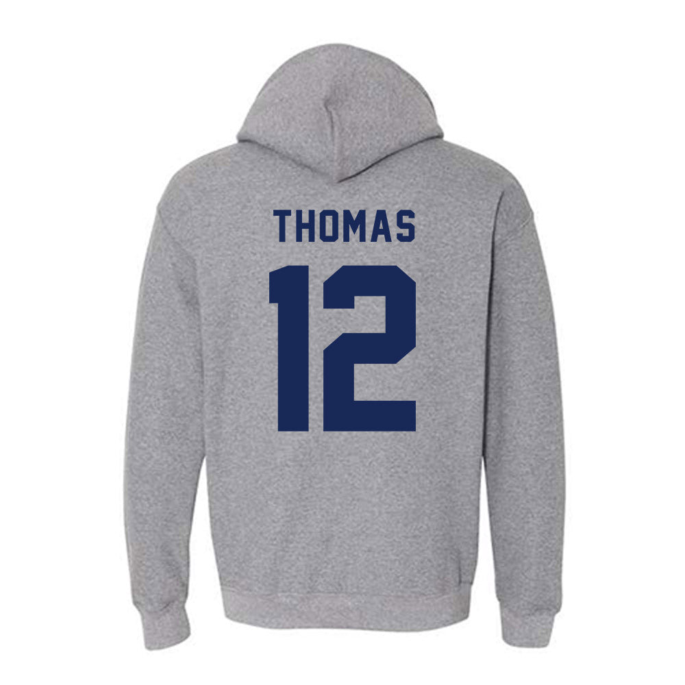 Richmond - NCAA Men's Basketball : David Thomas - Classic Shersey Hooded Sweatshirt-1