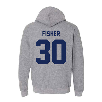 Richmond - NCAA Men's Lacrosse : John Fisher - Classic Shersey Hooded Sweatshirt-1