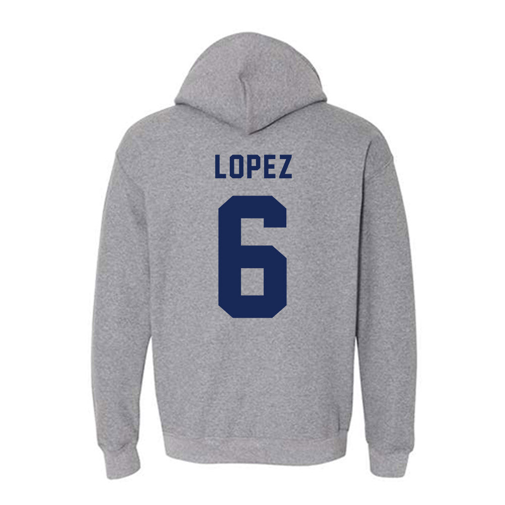 Richmond - NCAA Men's Basketball : Anthony Lopez - Classic Shersey Hooded Sweatshirt-1