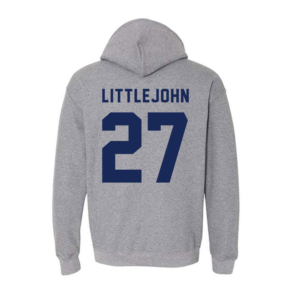 Richmond - NCAA Men's Lacrosse : Lucas Littlejohn - Classic Shersey Hooded Sweatshirt-1