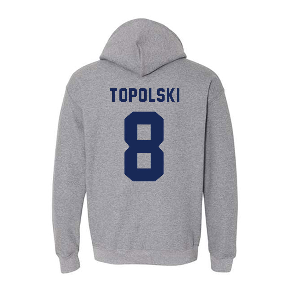 Richmond - NCAA Baseball : Chase Topolski - Classic Shersey Hooded Sweatshirt-1