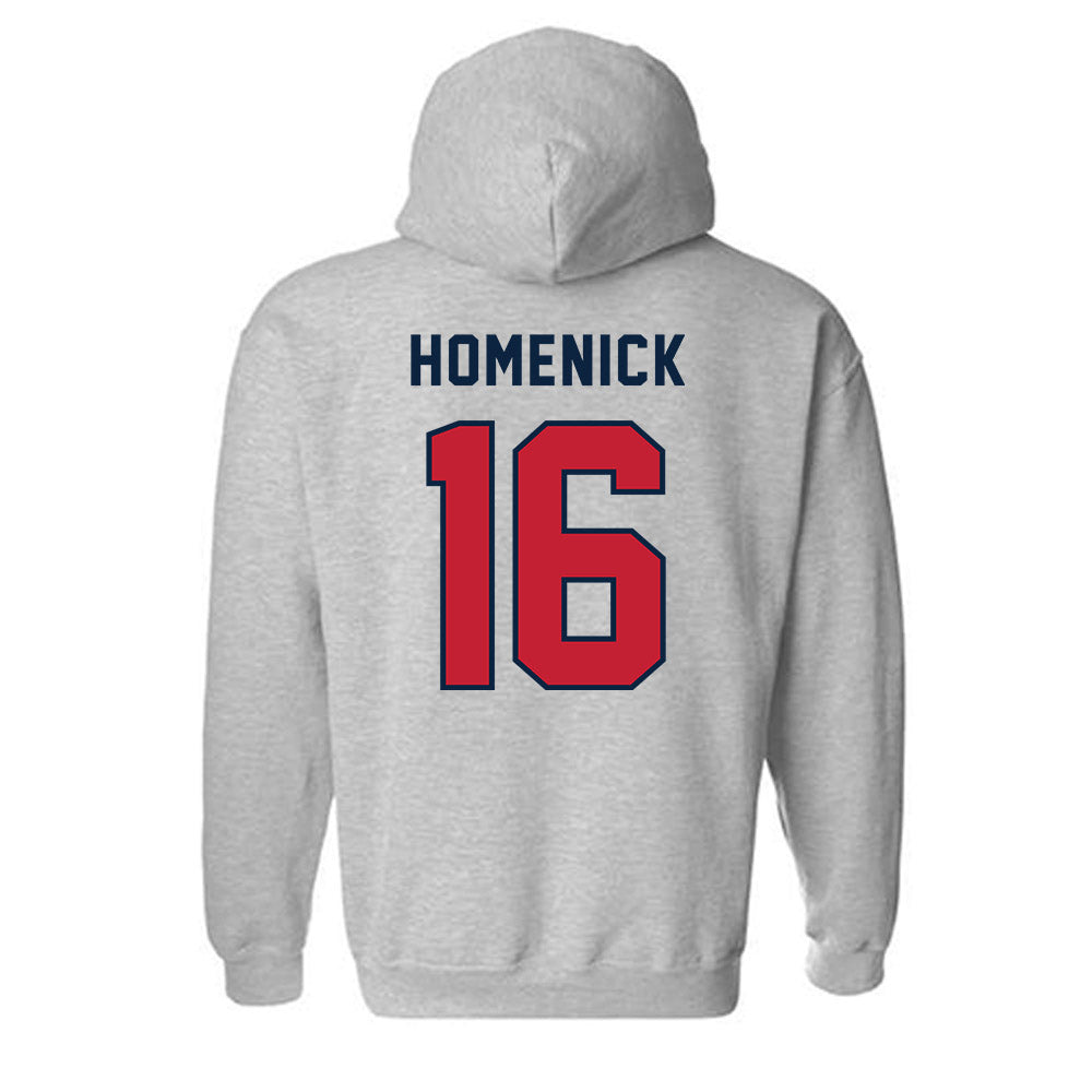 Richmond - NCAA Men's Basketball : Dylan Homenick - Classic Shersey Hooded Sweatshirt-1