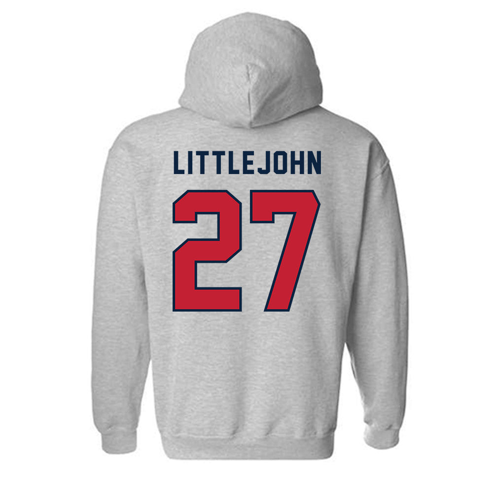 Richmond - NCAA Men's Lacrosse : Lucas Littlejohn - Classic Shersey Hooded Sweatshirt-1