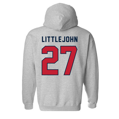 Richmond - NCAA Men's Lacrosse : Lucas Littlejohn - Classic Shersey Hooded Sweatshirt-1