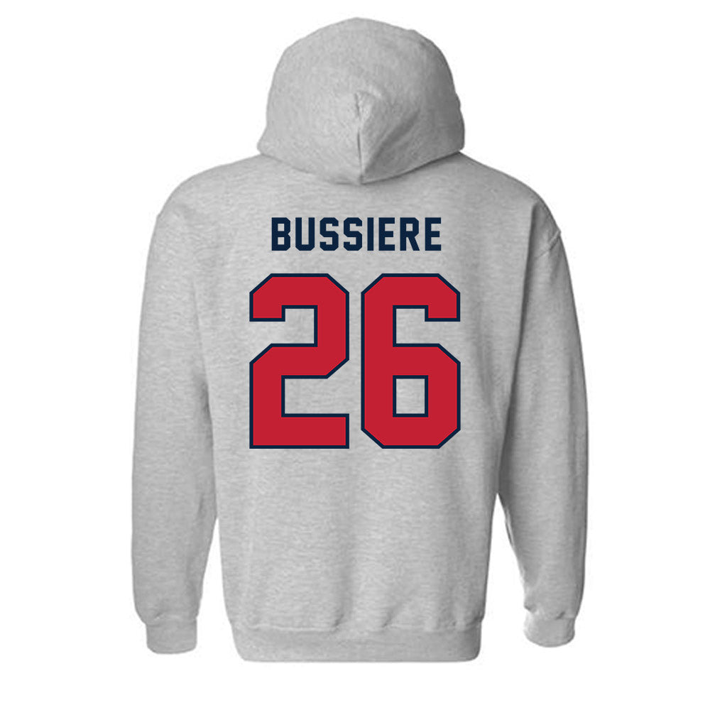 Richmond - NCAA Women's Soccer : Brigitte Bussiere - Classic Shersey Hooded Sweatshirt-1